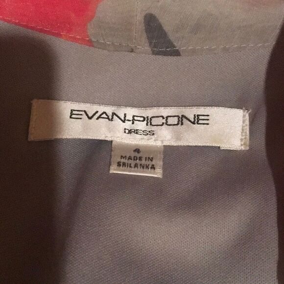 Evan Picone Orange Dress NEW - Picture 7 of 9